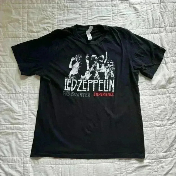 Led zeppelin ft no quarter band tee  graphic women’s large cotton crewneck - Picture 1 of 8